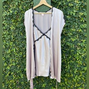 Victoria Secret | Satin Robe and Matching Nightie | Size M